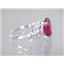 Created Ruby, 925 Sterling Silver Ring, SR154