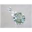 SP087, Green Amethyst 925 Sterling Silver Pendant