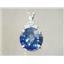 SP087, Neptune Garden Topaz 925 Sterling Silver Pendant