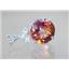 SP087, Twilight Fire Topaz 925 Sterling Silver Pendant