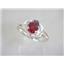 SR176, Garnet CZ, 925 Sterling Silver Ring