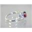 SR176, Garnet CZ, 925 Sterling Silver Ring