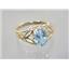 10K, 14K or 18K Gold Ladies Ring, Aquamarine, R137