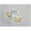 10K, 14K or 18K Gold Ladies Ring, Aquamarine, R137