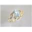 10K, 14K or 18K Gold Ladies Ring, Aquamarine, R137