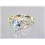 10K, 14K or 18K Gold Ladies Ring, Aquamarine, R137