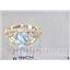 10K, 14K or 18K Gold Ladies Ring, Aquamarine, R137