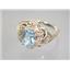 10K, 14K or 18K Gold Ladies Ring, Aquamarine , R125