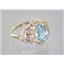 10K, 14K or 18K Gold Ladies Ring, Aquamarine , R125