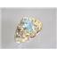 10K, 14K or 18K Gold Ladies Ring, Aquamarine , R125
