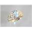 10K, 14K or 18K Gold Ladies Ring, Aquamarine, R113