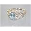 10K, 14K or 18K Gold Ladies Ring, Aquamarine, R113