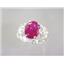 SR162, Created Ruby, 925 Sterling Silver Ring
