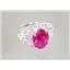 SR162, Created Ruby, 925 Sterling Silver Ring
