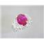 SR162, Created Ruby, 925 Sterling Silver Ring