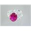 SR162, Created Ruby, 925 Sterling Silver Ring