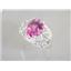 SR162, Pure Pink Topaz, 925 Sterling Silver Ring