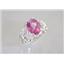 SR162, Pure Pink Topaz, 925 Sterling Silver Ring