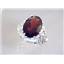 SR260, Mozambique Garnet, 925 Sterling Silver Ring