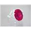 SR260, Created Ruby, 925 Sterling Silver Ring