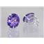 925 Sterling Silver Post Earrings, Amethyst, SE202