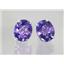 925 Sterling Silver Post Earrings, Amethyst, SE202