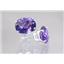 925 Sterling Silver Post Earrings, Amethyst, SE202