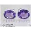 925 Sterling Silver Post Earrings, Amethyst, SE202