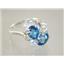 Sterling Silver Ladies Ring, Neptune garden Topaz, SR016