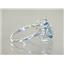 Sterling Silver Ladies Ring, Neptune garden Topaz, SR016
