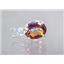 925 Sterling Silver Pendant, Twilight Fire Topaz SP022