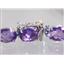 SB002, Amethyst, 925 Sterling Silver Bracelet