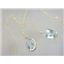 14k Gold Threader Earrings, Aquamarine, E005