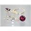 14k Gold Leverback Earrings, Mozambique Garnet, E017