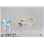 14k Gold Leverback Earrings, Mercury Mist Topaz, E017