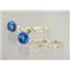 14k Gold Leverback Earrings, Neptune Garden Topaz, E017