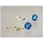 14k Gold Leverback Earrings, Neptune Garden Topaz, E017