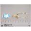 14k Gold Leverback Earrings, Mercury Mist Topaz, E021