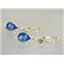 14k Gold Leverback Earrings, Neptune Garden Topaz, E021
