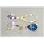 14k Gold Leverback Earrings, Neptune Garden Topaz, E021