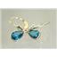 E021, Paraiba Topaz, 14k Gold Earringss