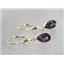 14k Gold Leverback Earrings, Smoky Quartz, E021