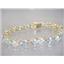 B001, Aquamarine Gold Bracelet