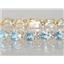 B002, Aquamarine Gold Bracelet