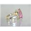 10K, 14K or 18K Gold Ladies Ring, Pure Pink Topaz, R201