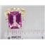 10K, 14K or 18K Gold Ladies Ring, Pure Pink Topaz, R201