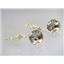14k Gold Leverback Earrings, Smoky Quartz, E211