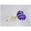 14k Gold Leverback Earrings, Amethyst, E221