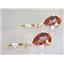 14k Gold Leverback Earrings, Twilight Fire Topaz, E221