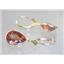 14k Gold Leverback Earrings, Twilight Fire Topaz, E221